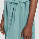 Blue Davide Airy Plissé Dress - Joseph