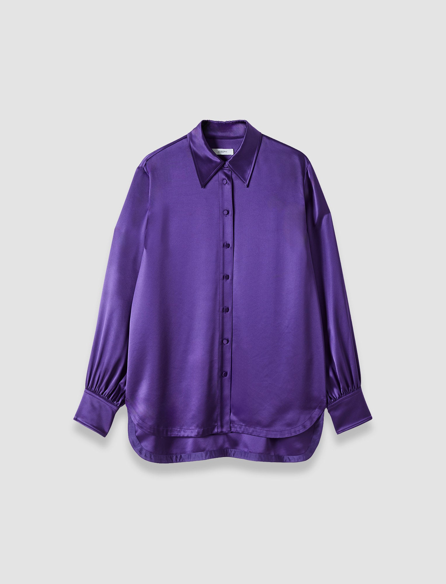 パープル-dieu-double-satin-ブラウス-JOSEPH