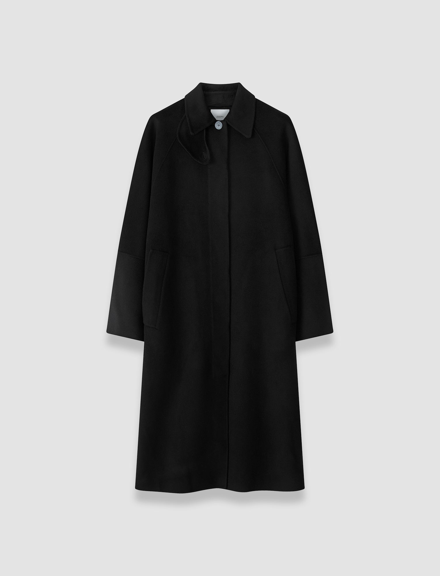 Donna Double Face Cashmere コート - 黒 | JOSEPH JP
