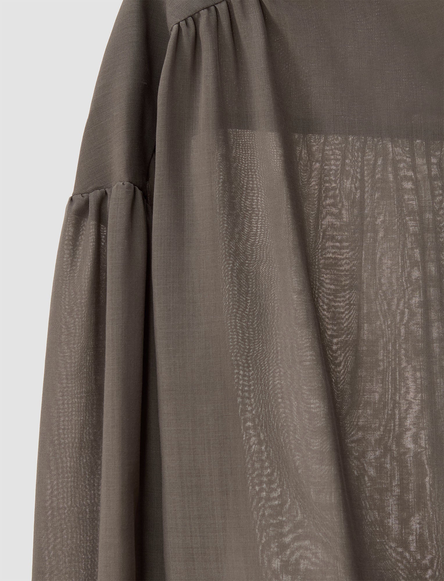 marron-robe-emma-en-voile-de-laine-fine-JOSEPH