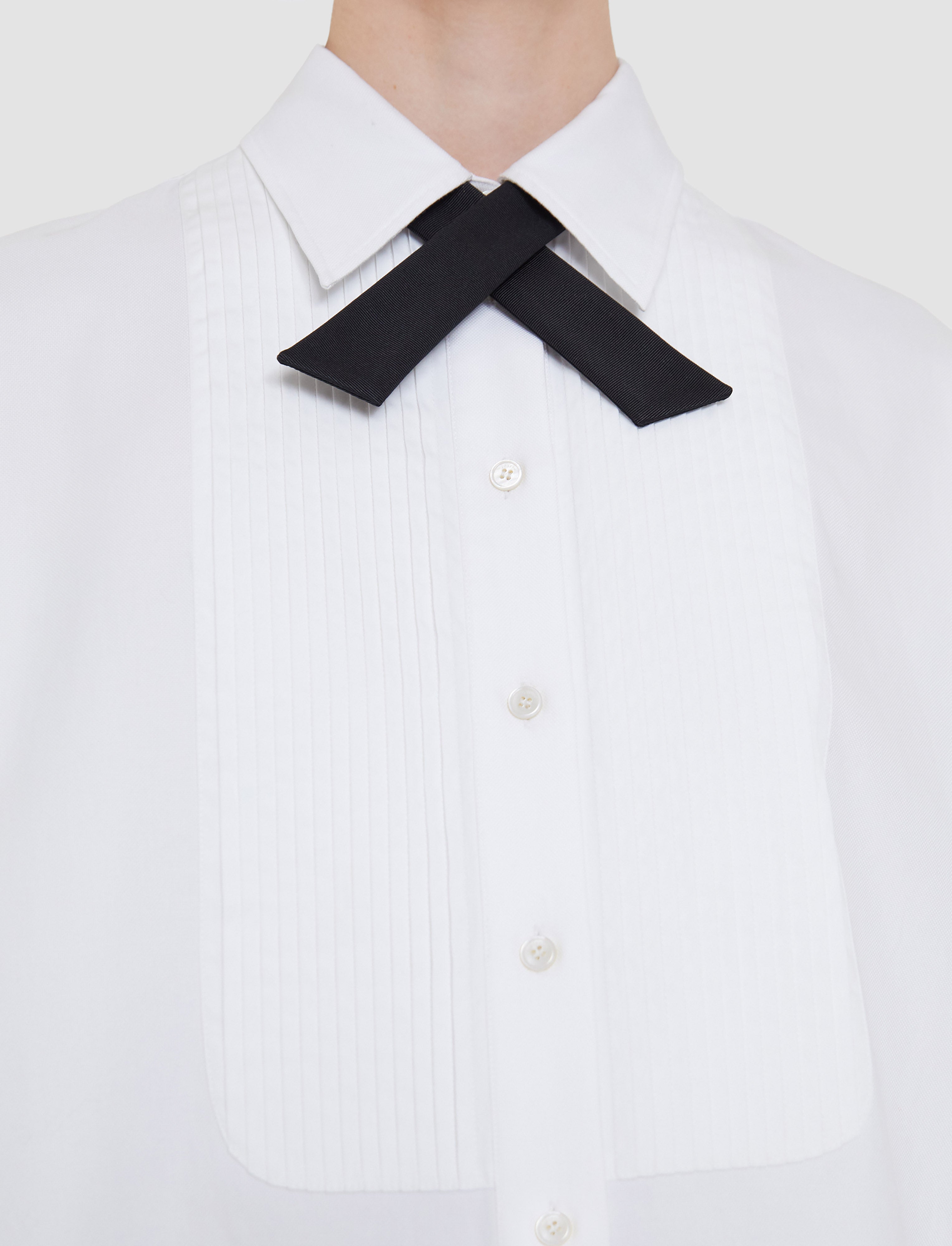 ホワイト-ferrus-tuxedo-cotton-シャツ-JOSEPH