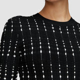 Fragmented Stripes Dress