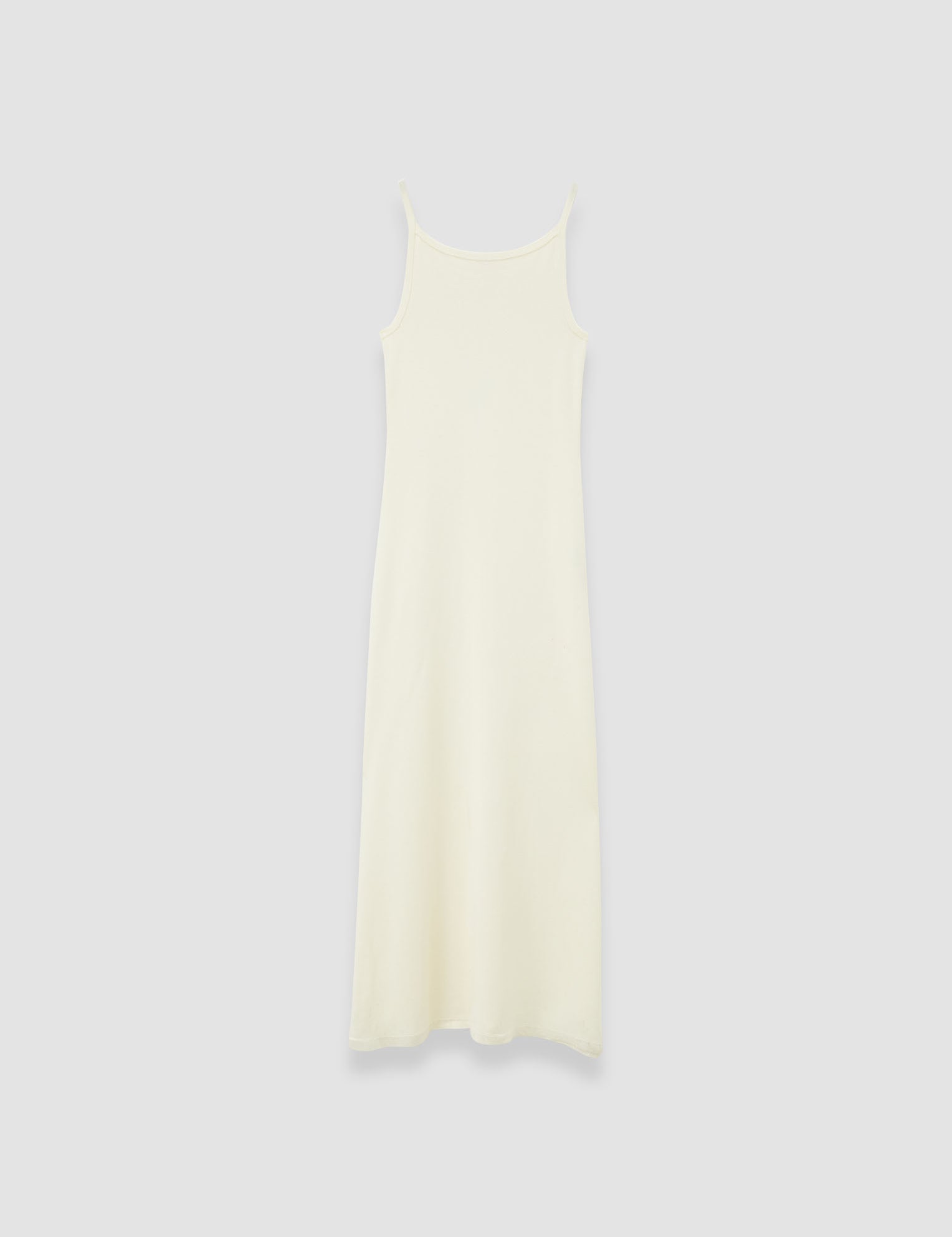 White Viscose Knit Stretch Dress - Joseph