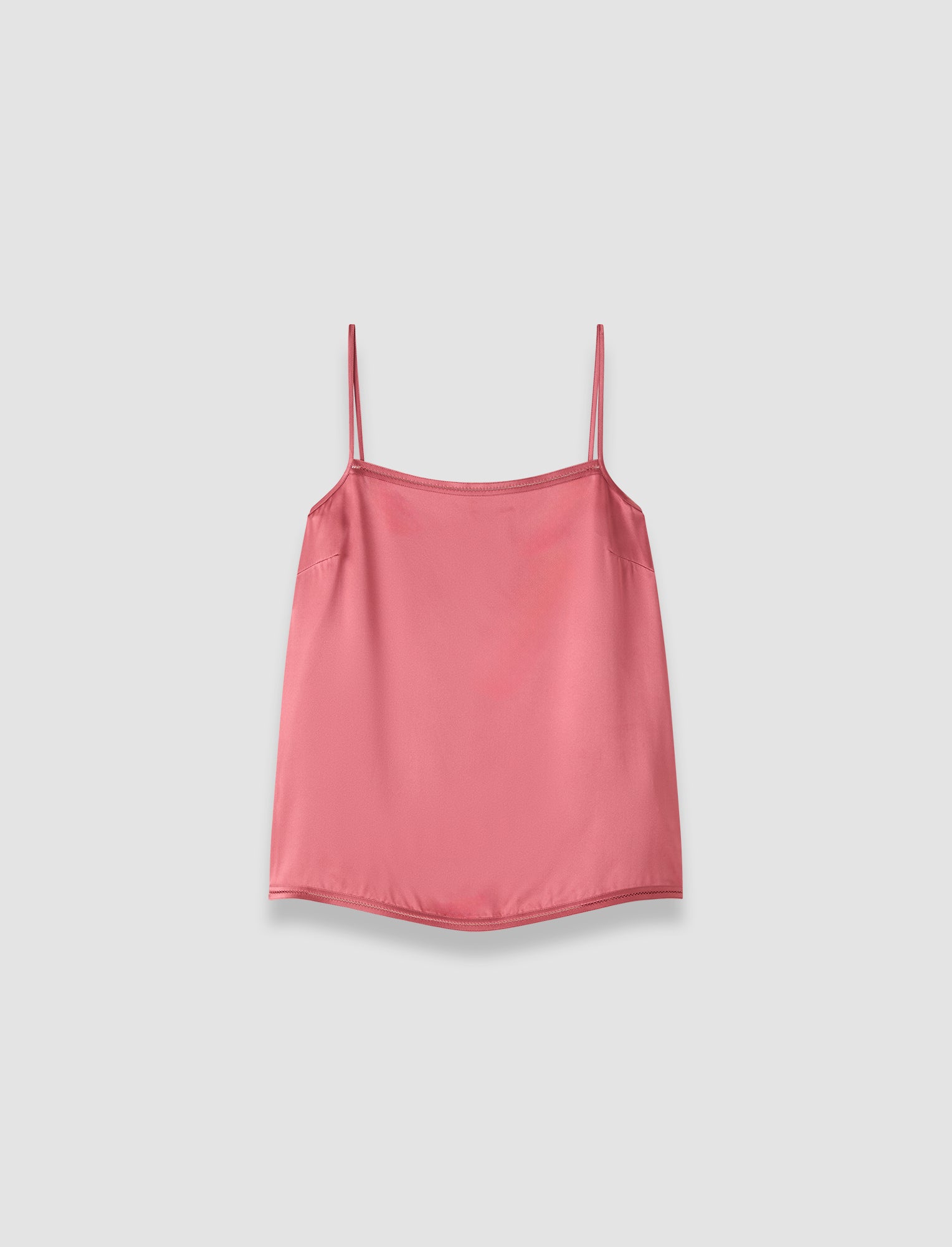 Gaia Silk Satin Camisole in Pink | JOSEPH US