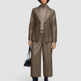 Veste Glenview en cuir nappa