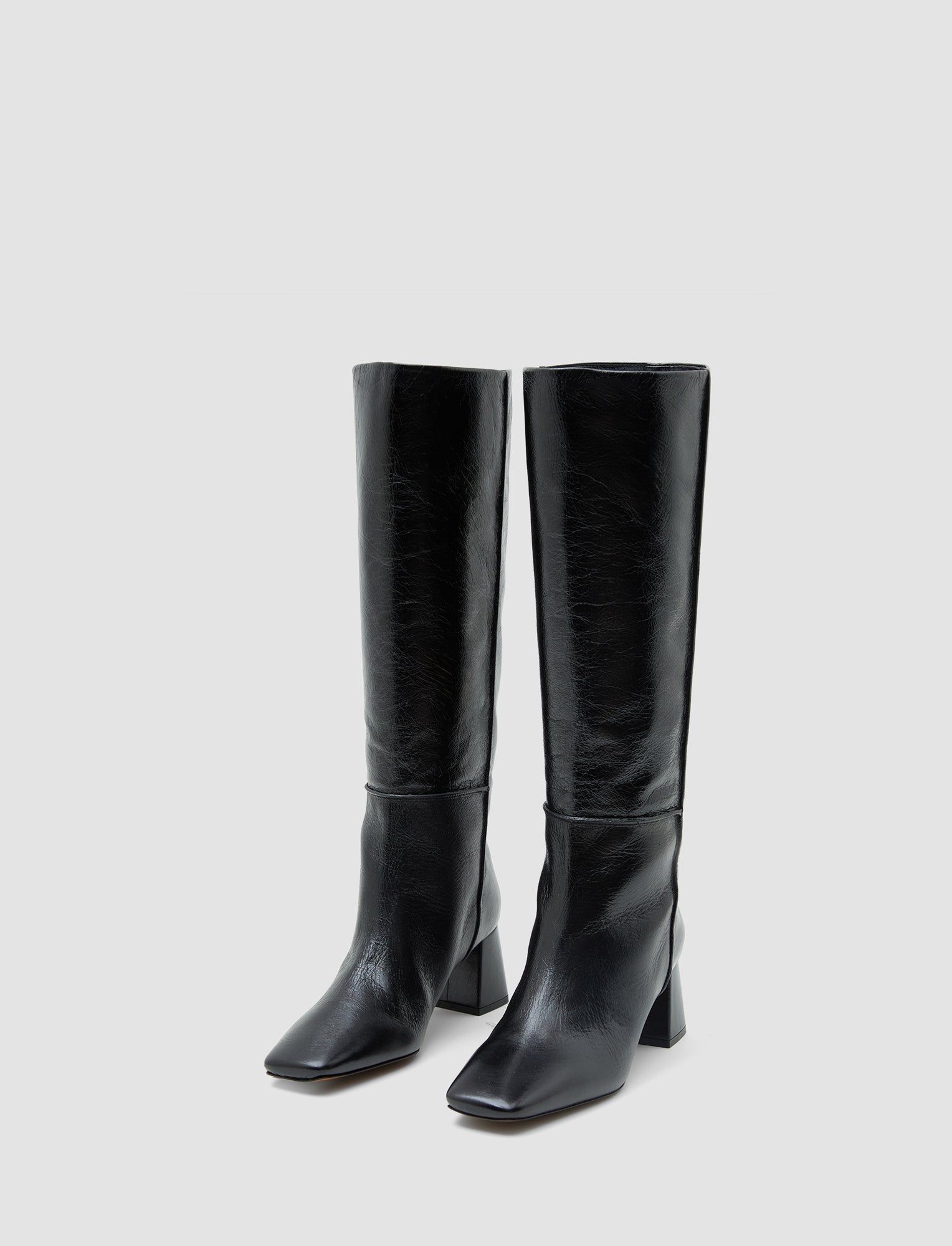 black-heeled-knee-high-patent-leather-boots-JOSEPH
