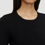 Pull en soie stretch