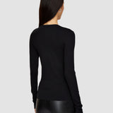Pull en soie stretch