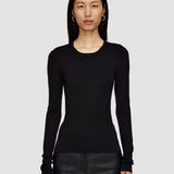 Pull en soie stretch