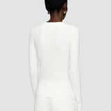 Pull en soie stretch