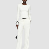 Pull en soie stretch