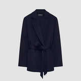 Blue Double Face Cashmere Cenda Coat - Joseph