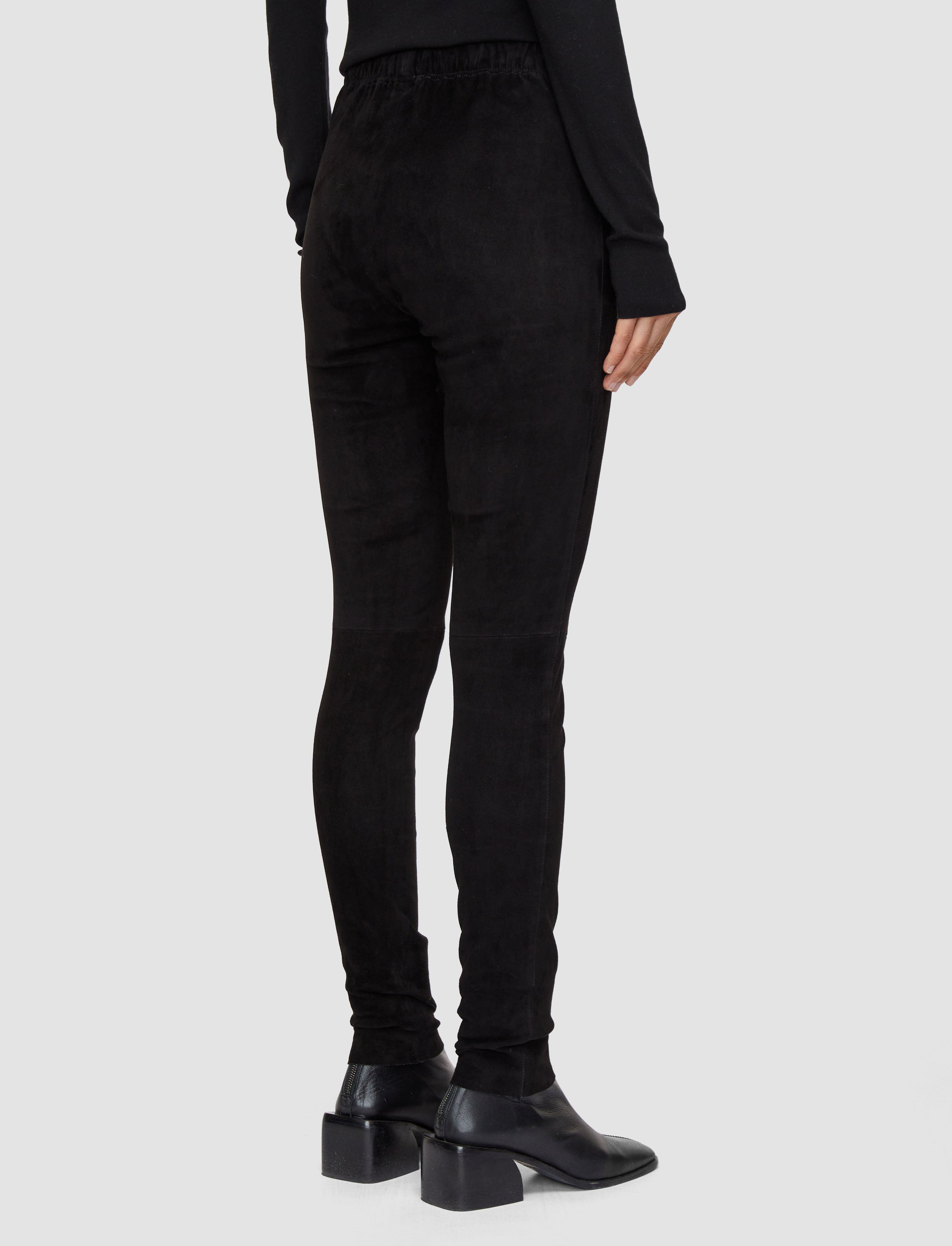 black-suede-stretch-leggings-JOSEPH