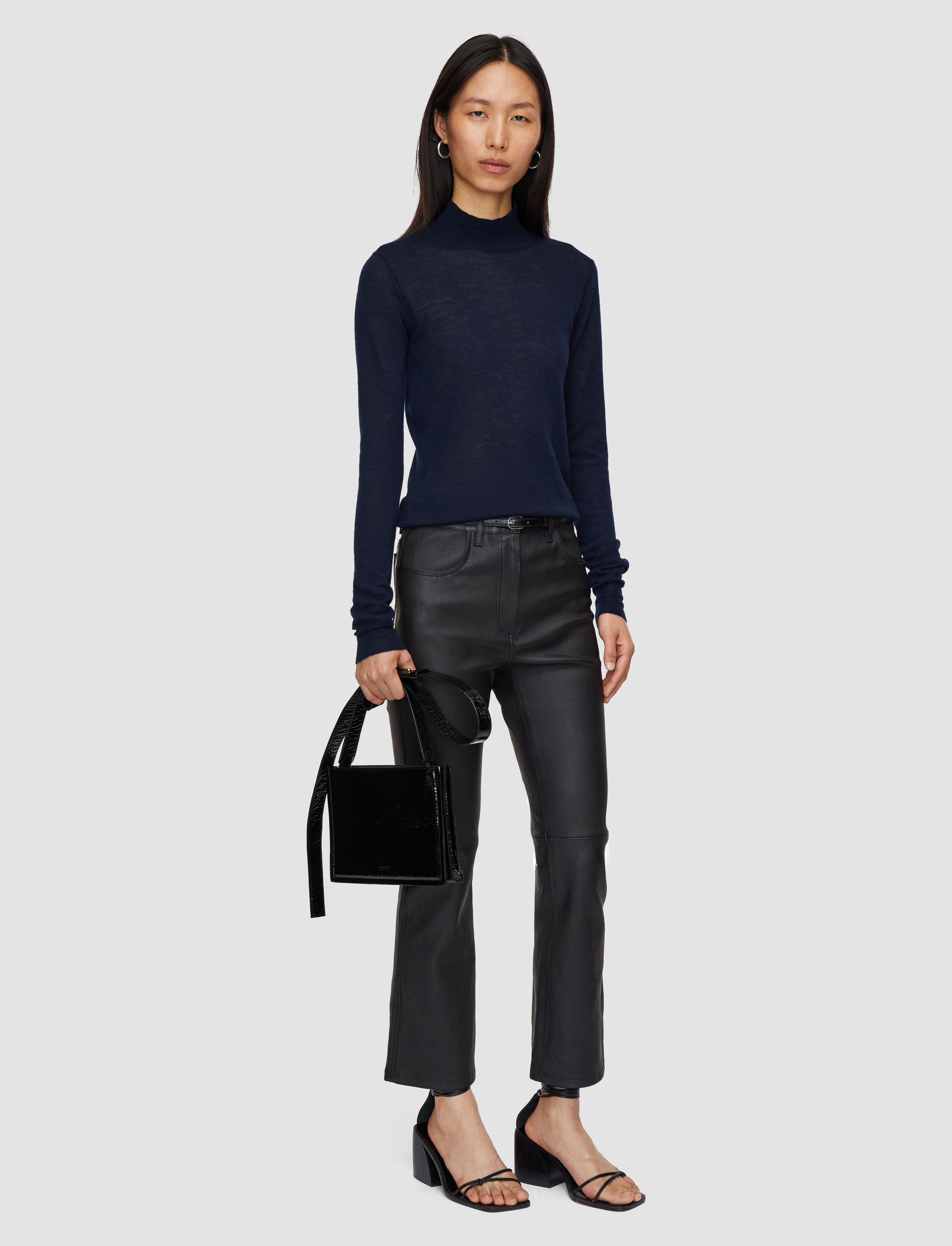 bleu-pull-col-montant-en-cashair-JOSEPH