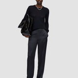 Pantalon Tova en satin de soie