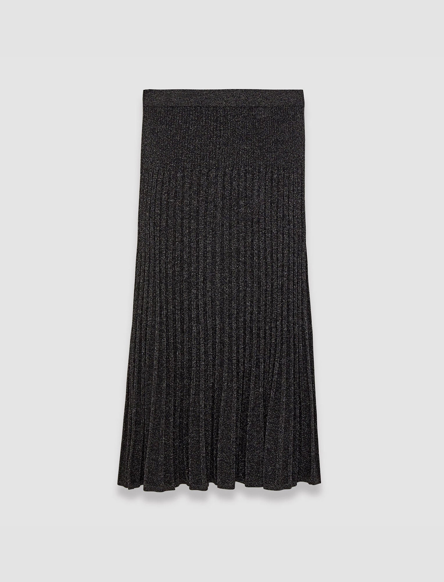 ブラック-lurex-knit-スカート-JOSEPH