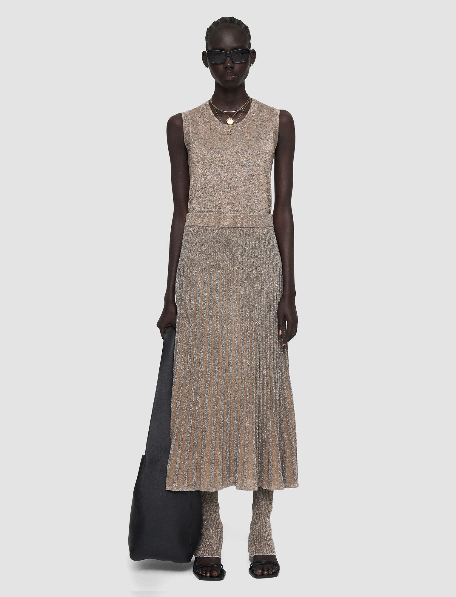 gold-lurex-knit-skirt-JOSEPH