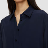 Joe Silk Crepe de Chine Blouse