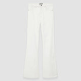 White Denim Stretch Bond Trousers - Joseph