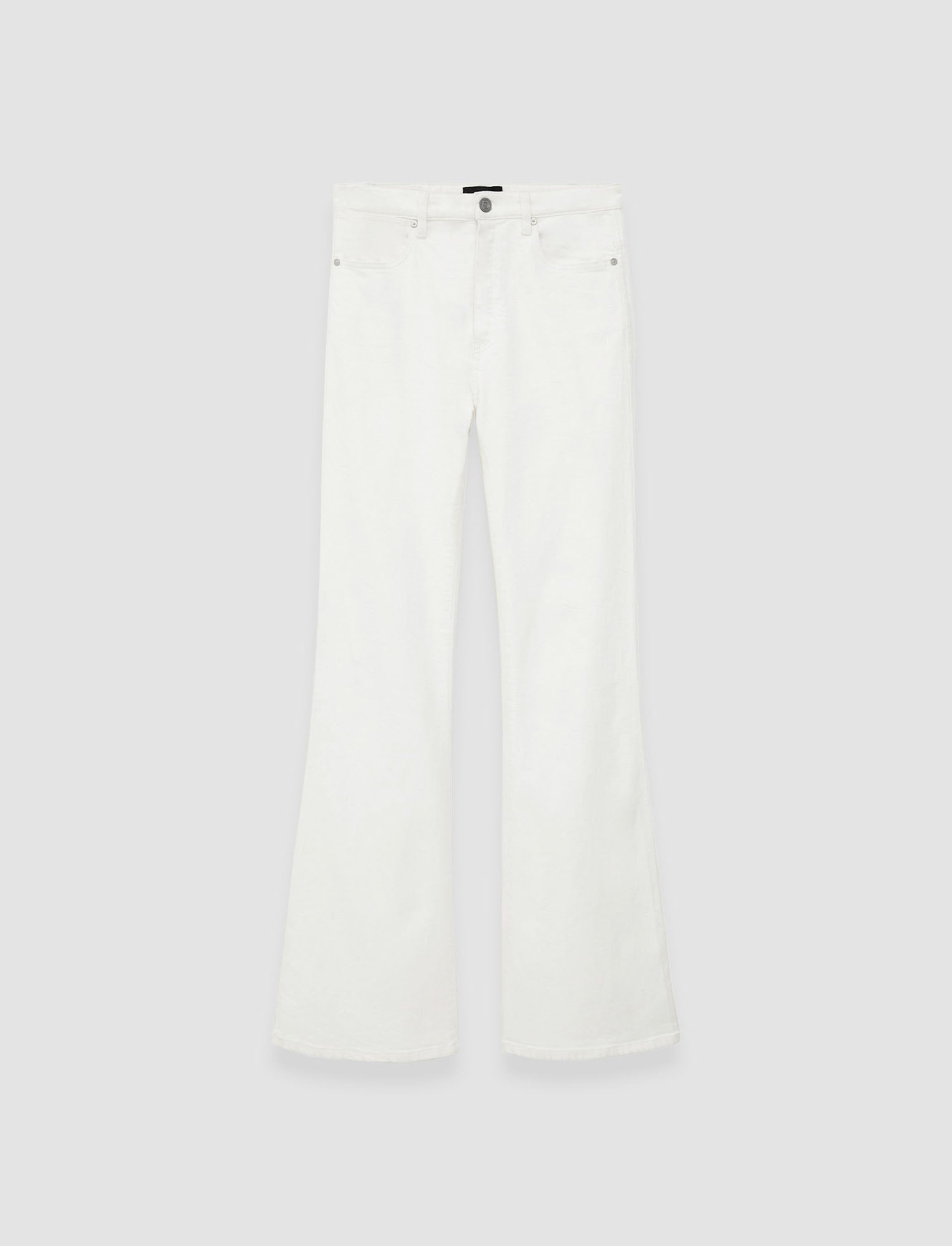 ホワイト-denim-stretch-bond-トラウザーズ-JOSEPH