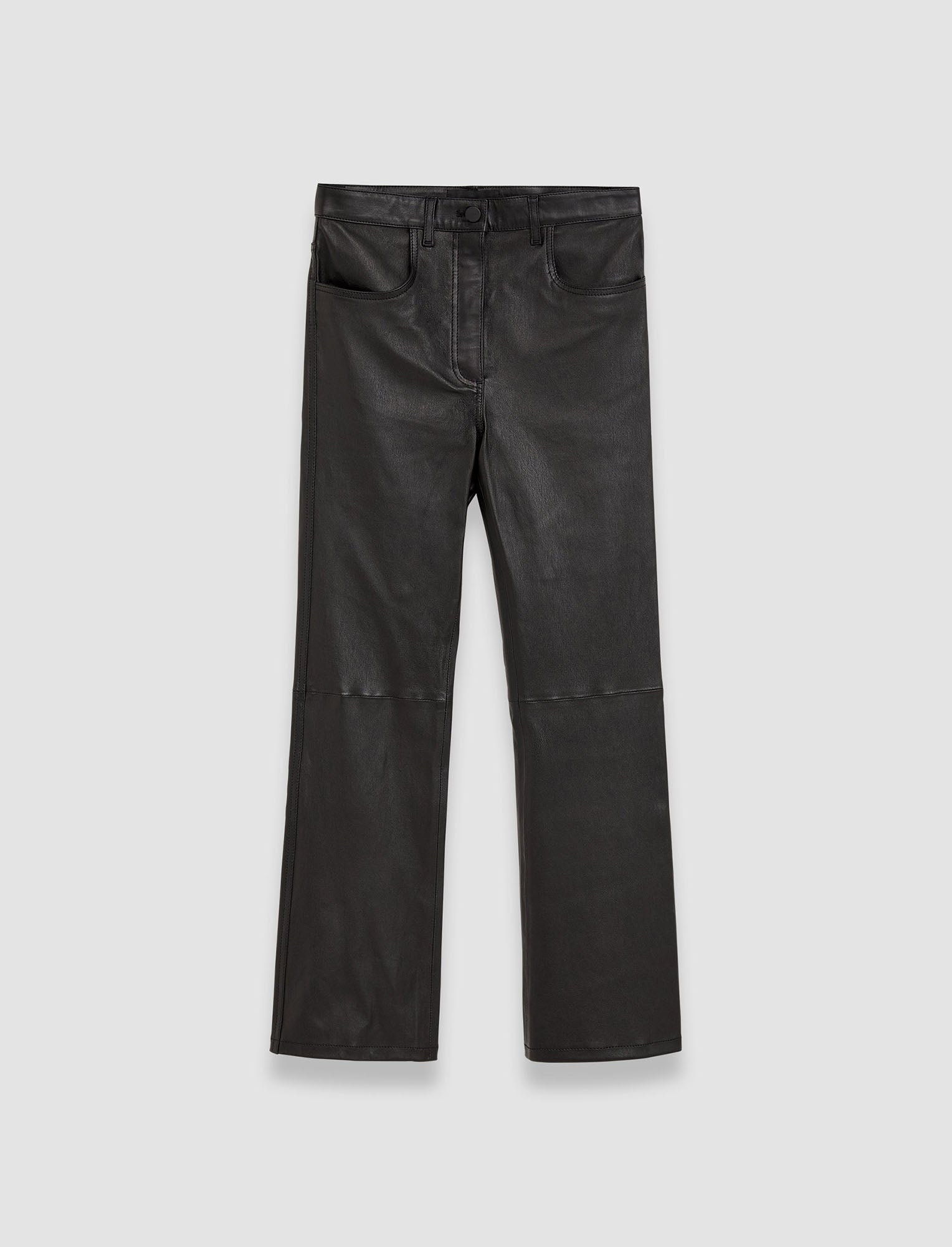 ブラック-duke-leather-stretch-トラウザーズ-JOSEPH