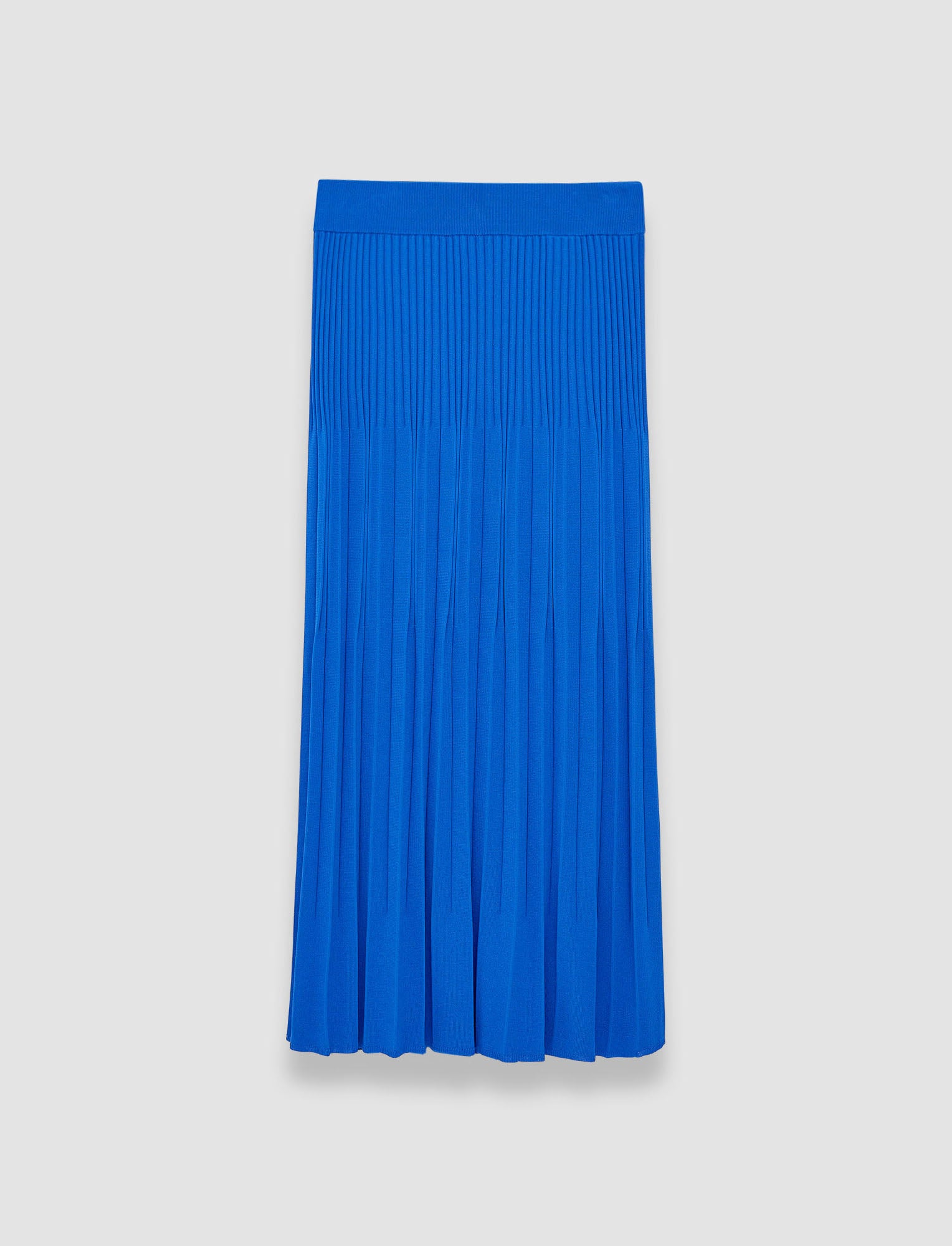 blue-viscose-rib-knit-skirt-JOSEPH