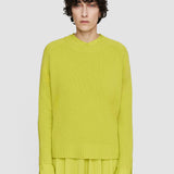 Green Open Cashmere Round Neck Jumper - Joseph