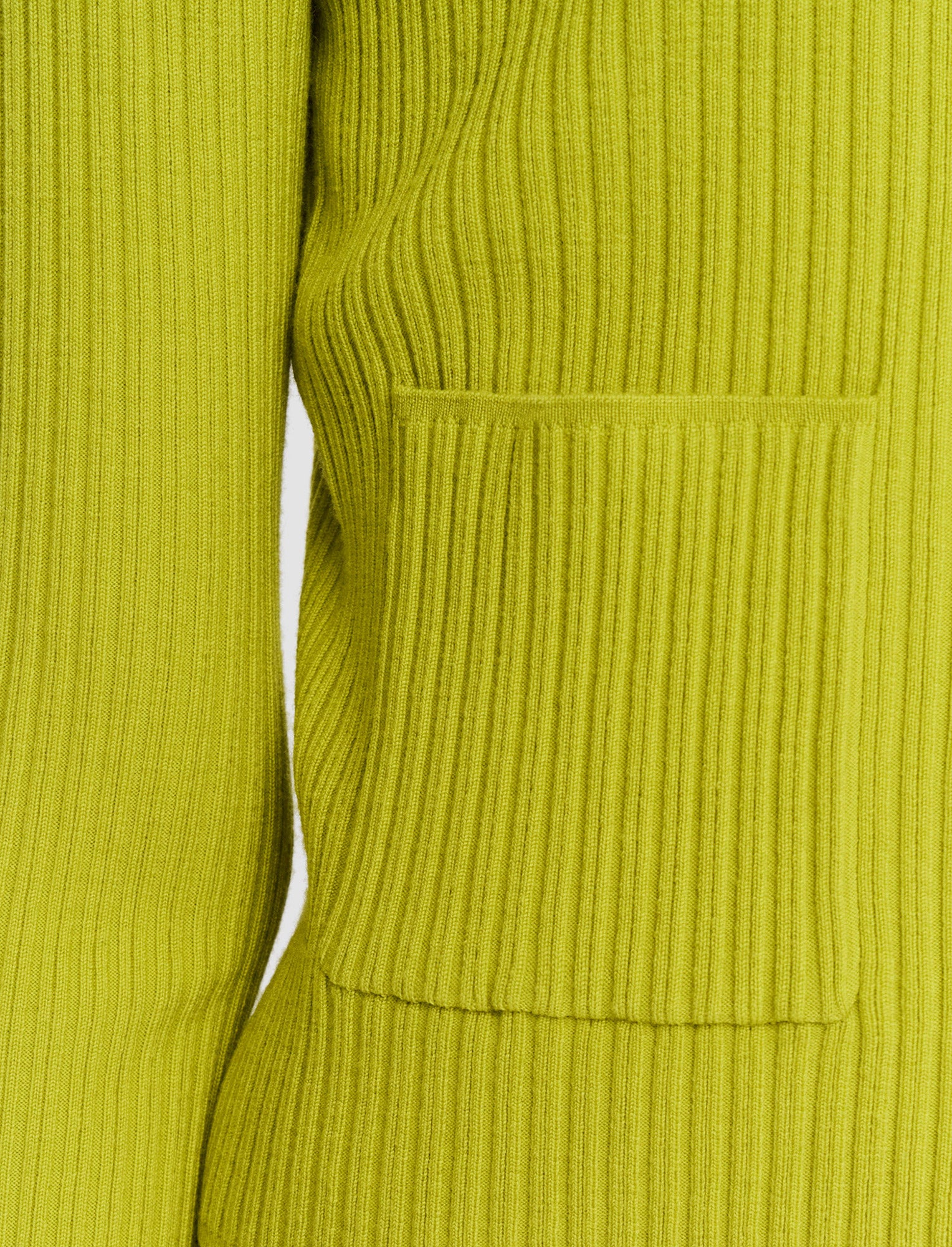 グリーン-merino-rib-カーディガン-JOSEPH