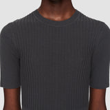 Grey Merino Rib Dress - Joseph