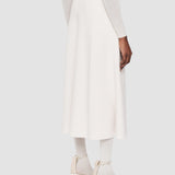 White Diagonal Knit Skirt - Joseph