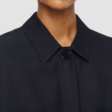 Blue Soft Cotton Silk Satie Shirt - Joseph