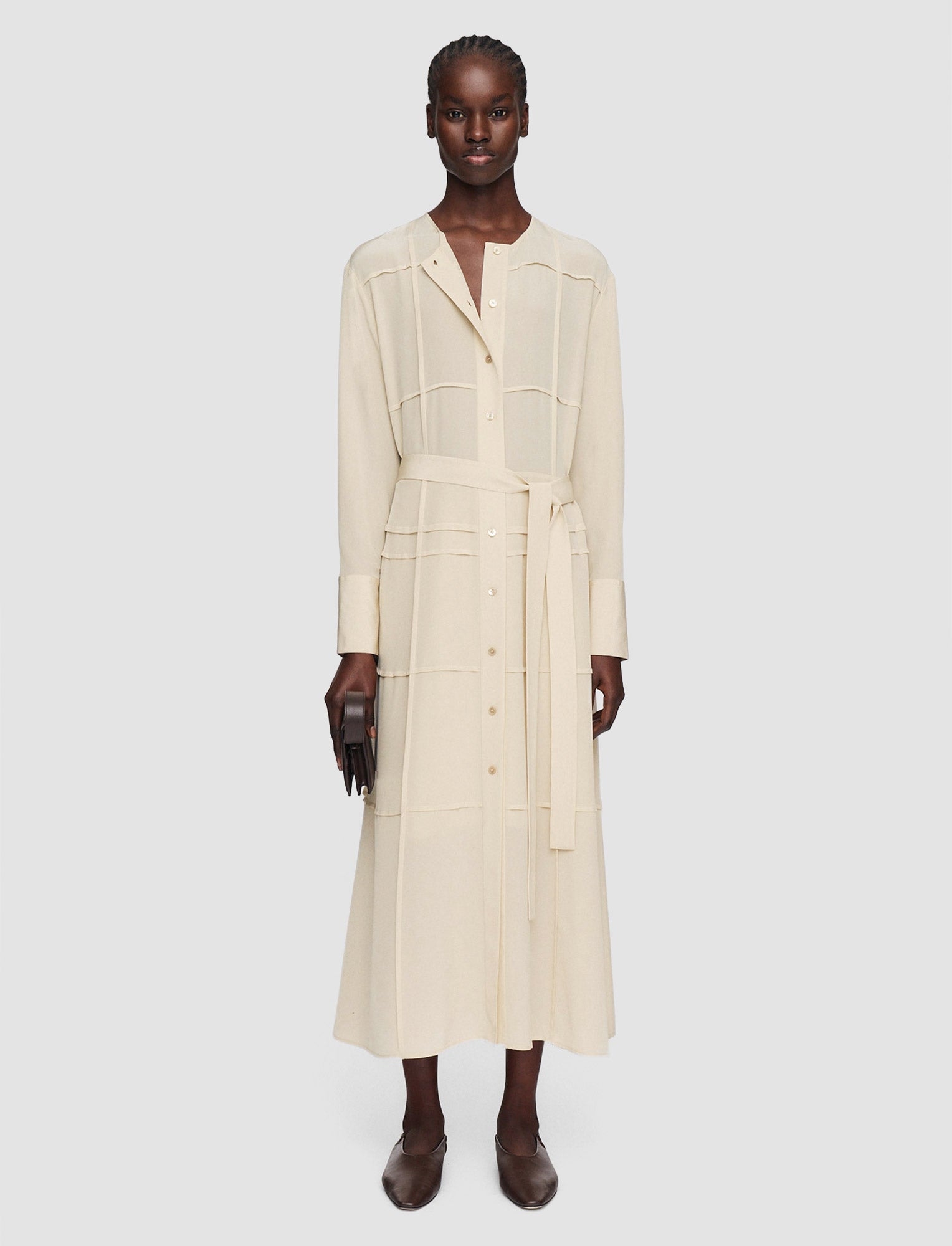 beige-helene-crepe-de-soie-silk-dress-JOSEPH