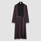 Purple Duris Evening Silk Blend Dress - Joseph