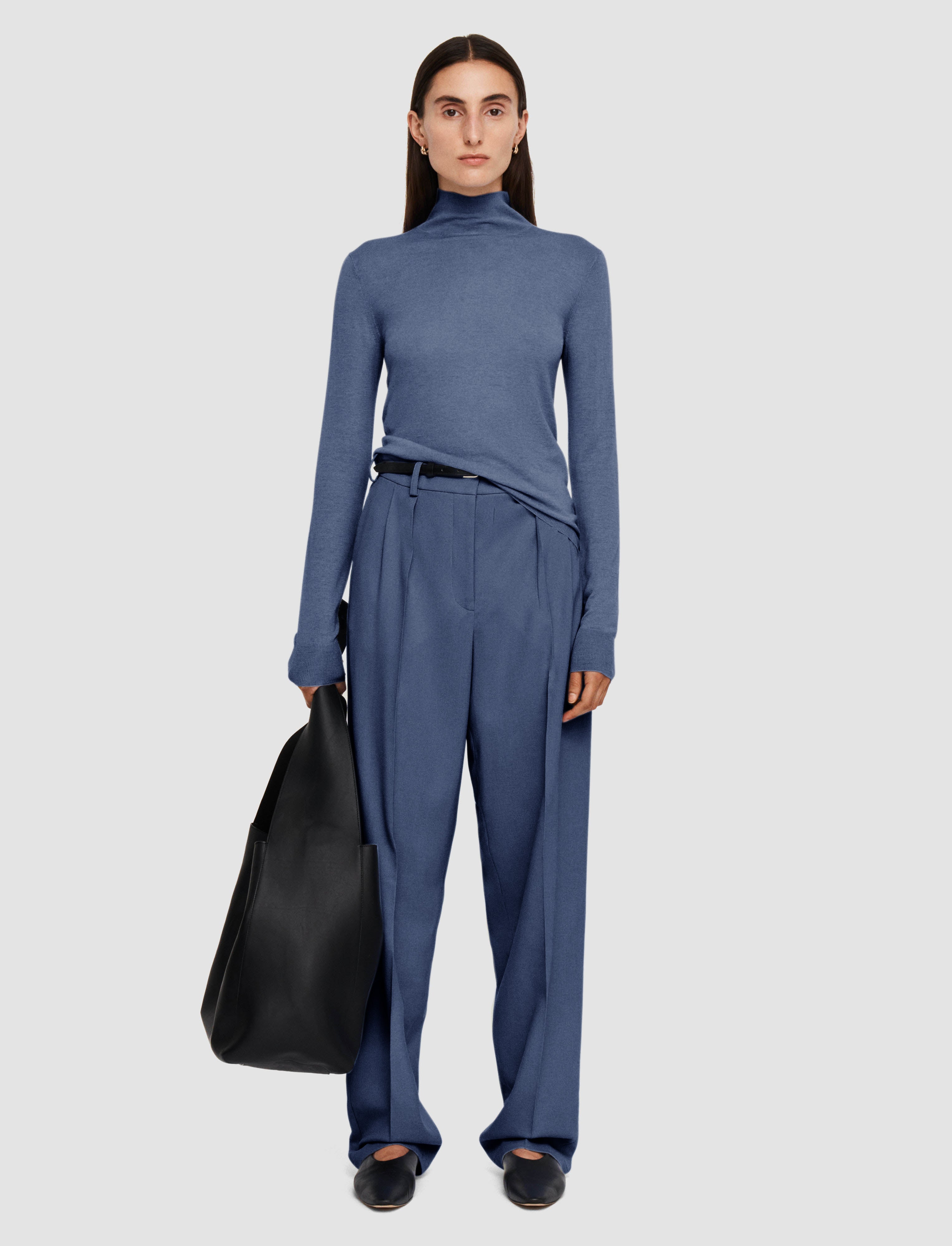 bleu-pull-col-montant-en-cashair-JOSEPH
