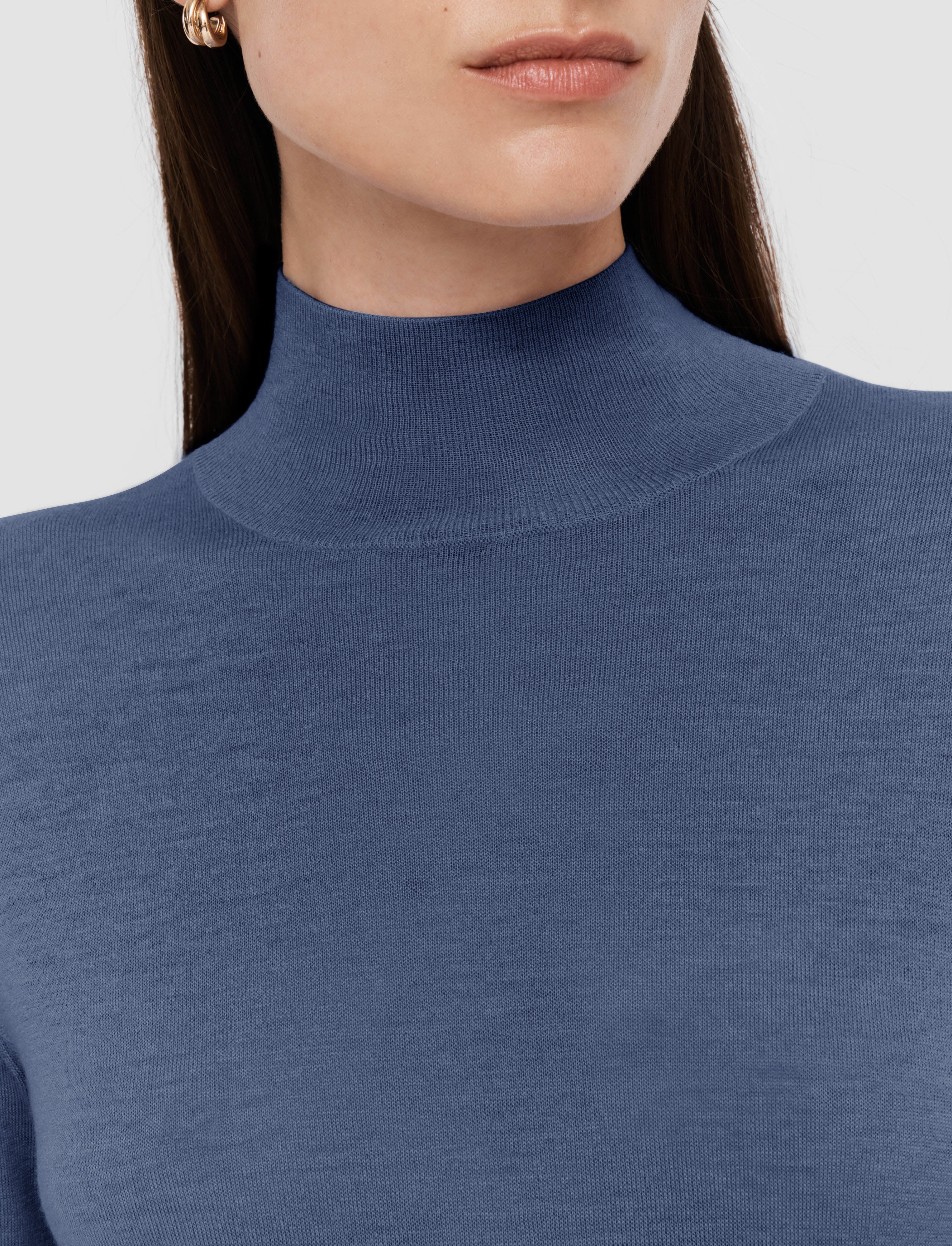 bleu-pull-col-montant-en-cashair-JOSEPH