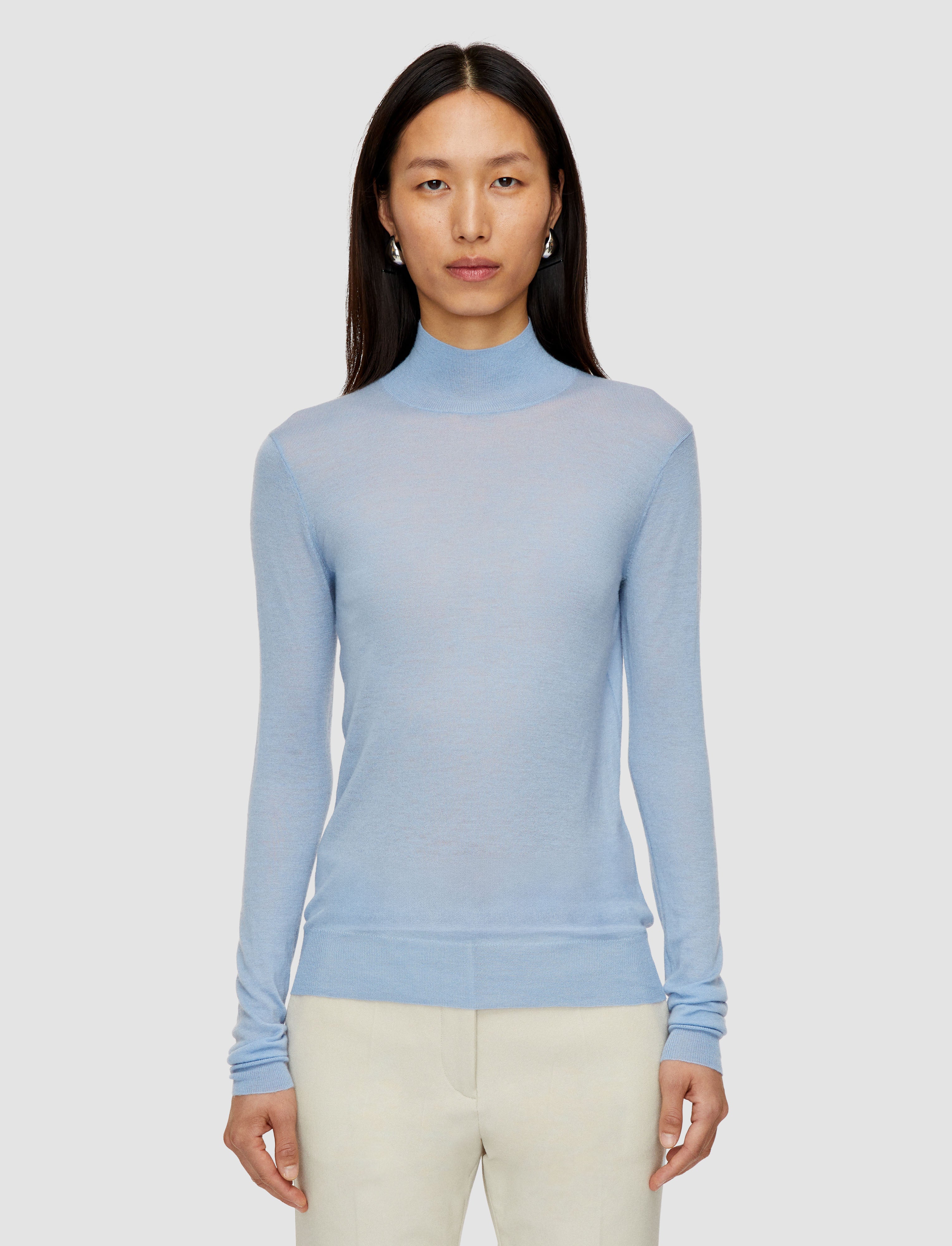 bleu-pull-col-montant-en-cashair-JOSEPH