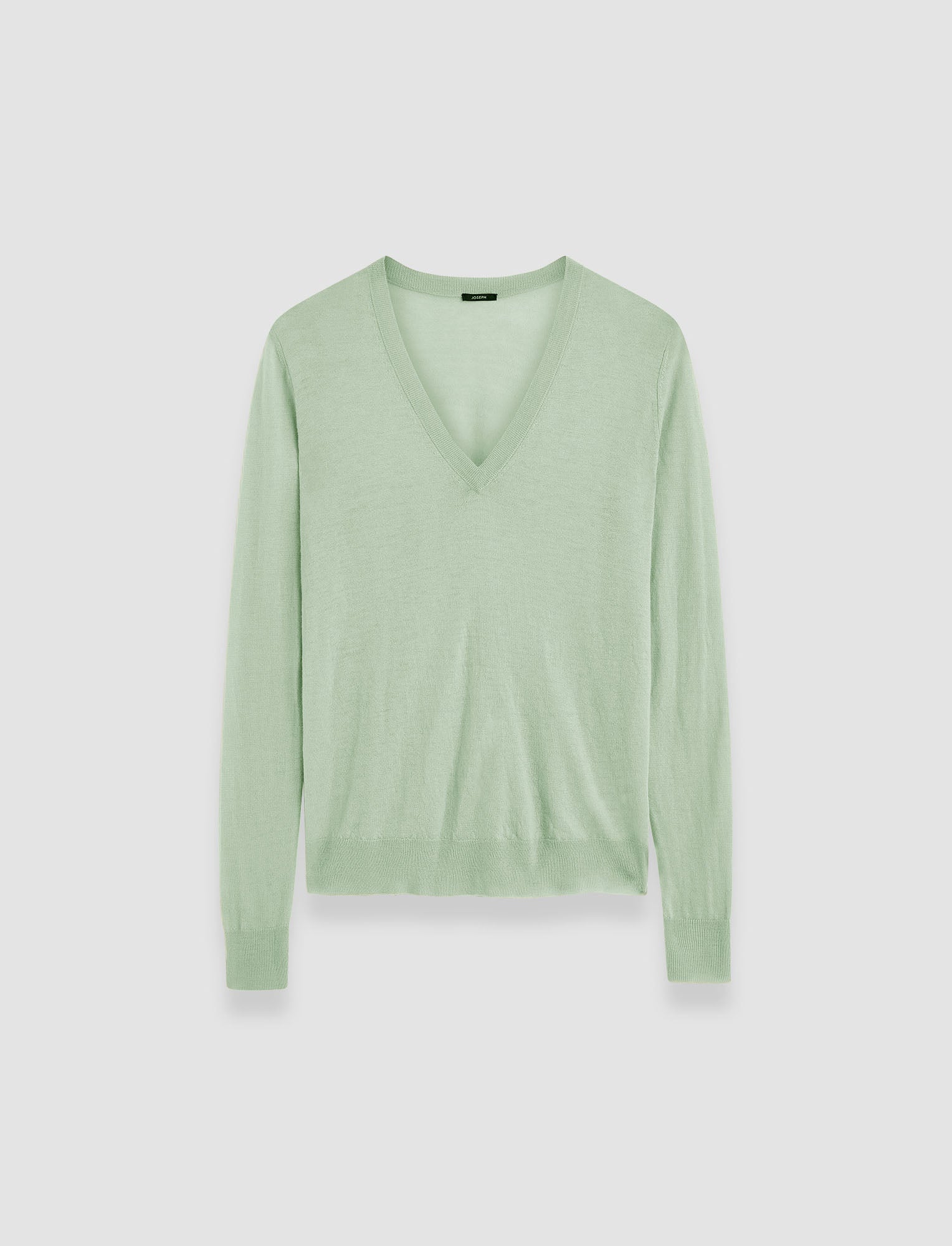 green-cashair-v-neck-jumper-JOSEPH