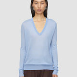 Blue Cashair V Neck Jumper - Joseph