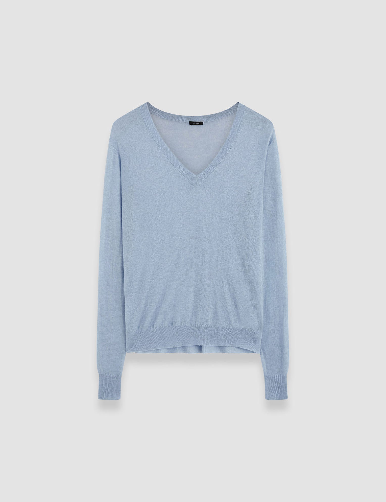 Blue Cashair V Neck Jumper - Joseph