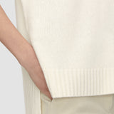 White Open Cashmere Vest - Joseph