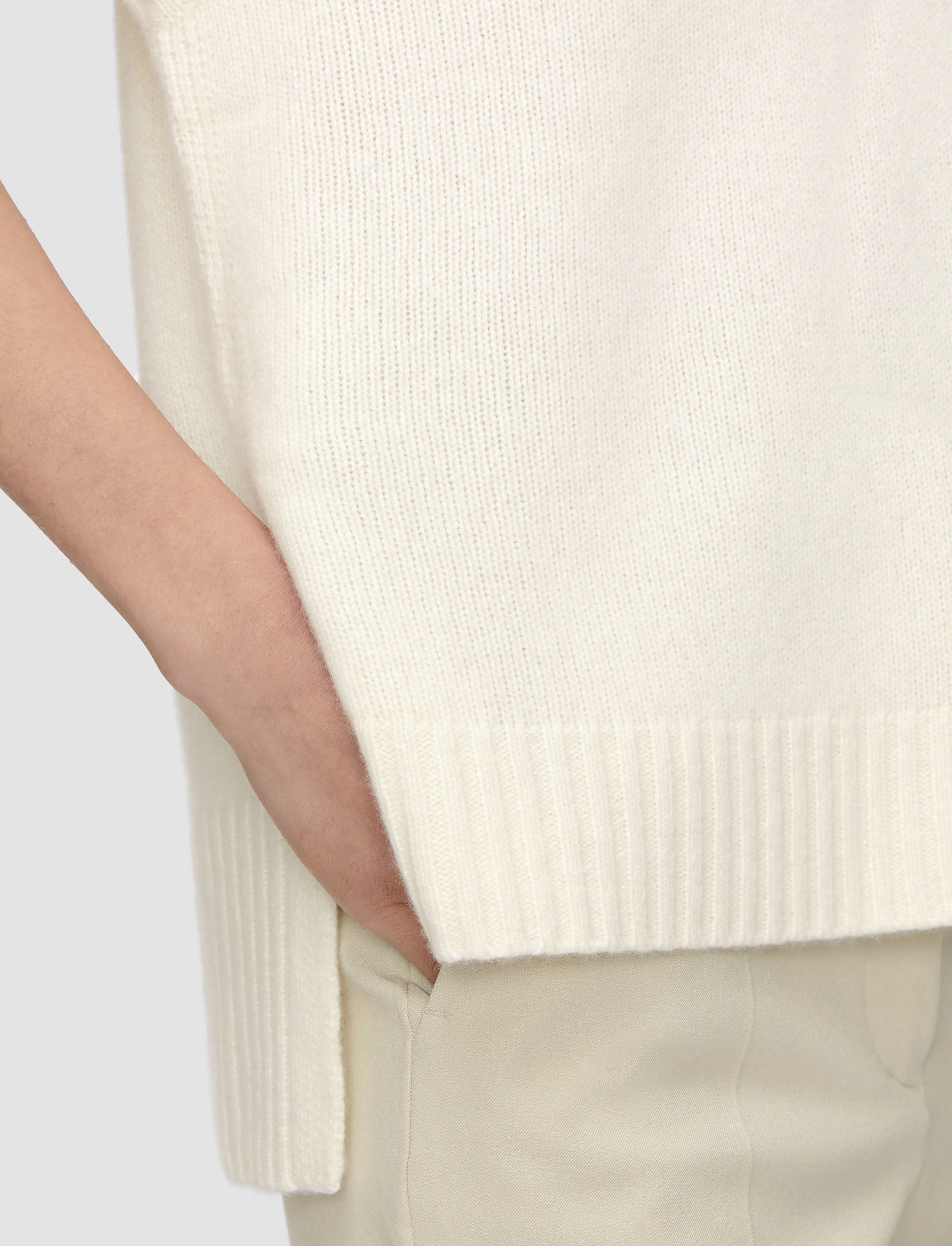white-open-cashmere-vest-JOSEPH