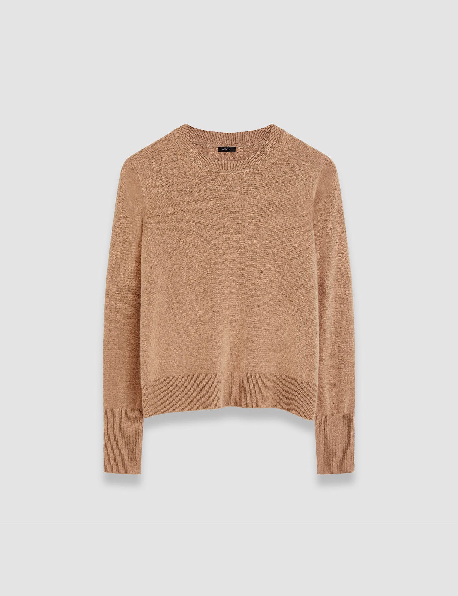 Beige Light Pure Cashmere Round Neck Jumper - Joseph