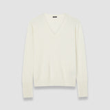 Light Pure Cashmere Vネックジャンパー