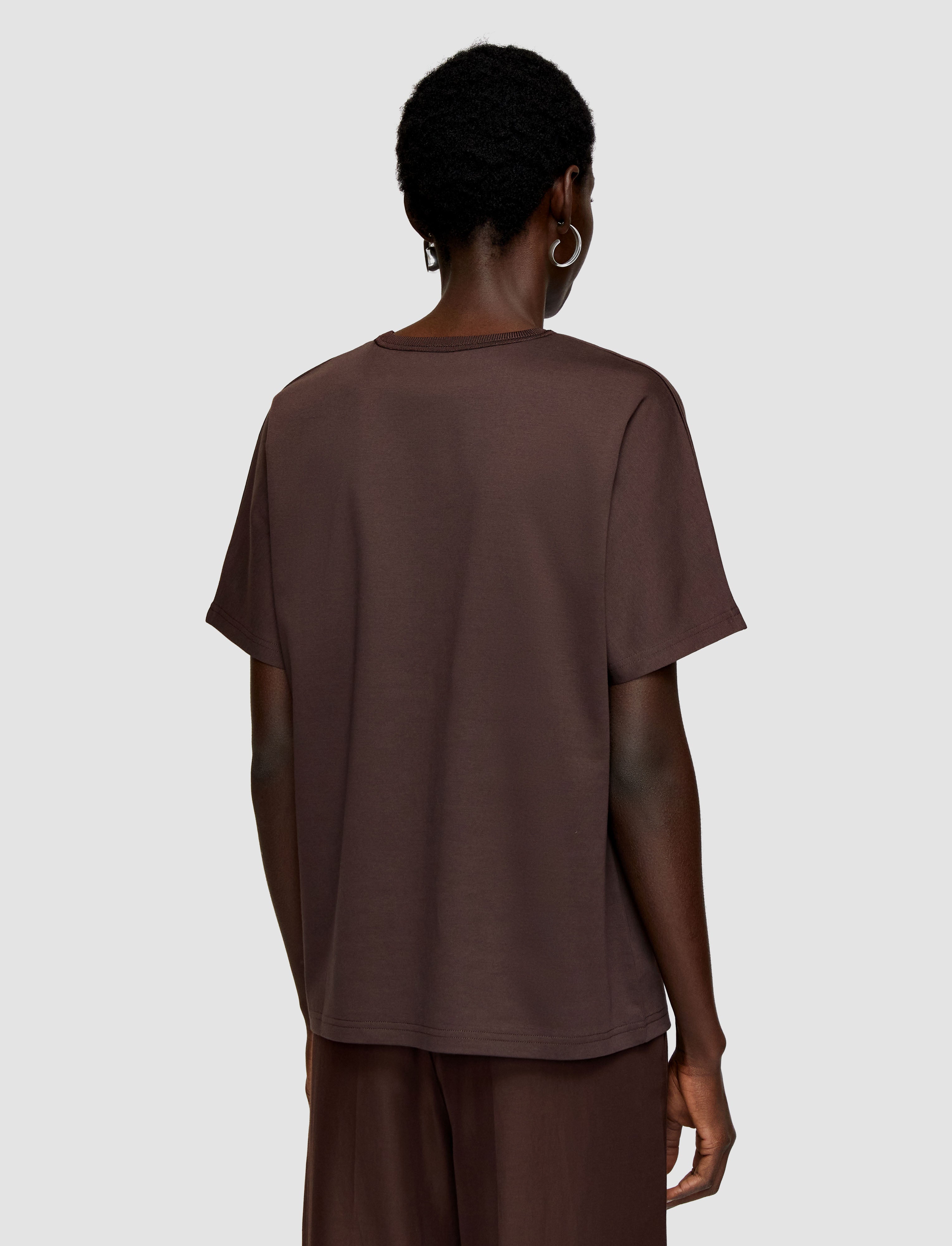 brown-comfort-cotton-t-shirt-JOSEPH