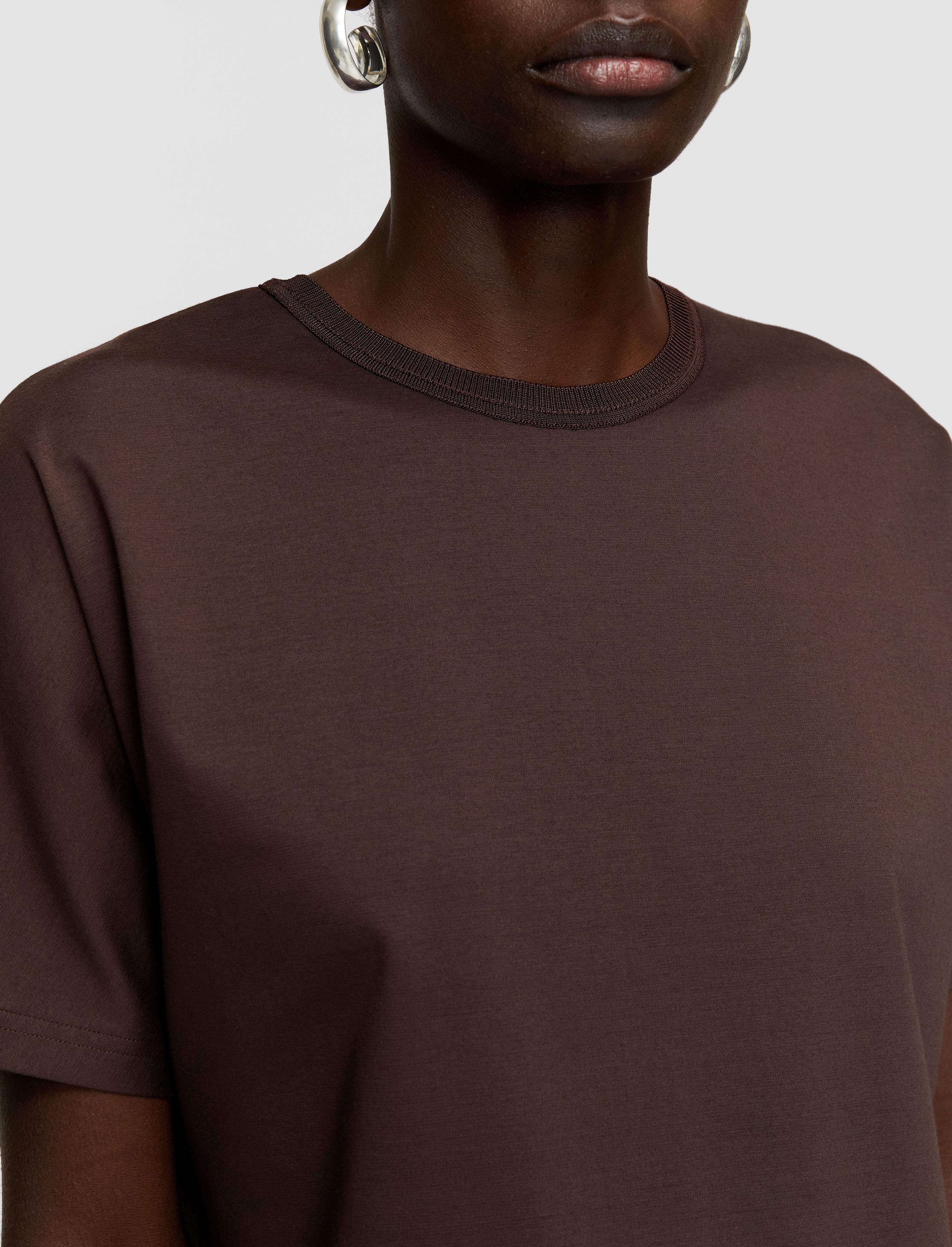 brown-comfort-cotton-t-shirt-JOSEPH