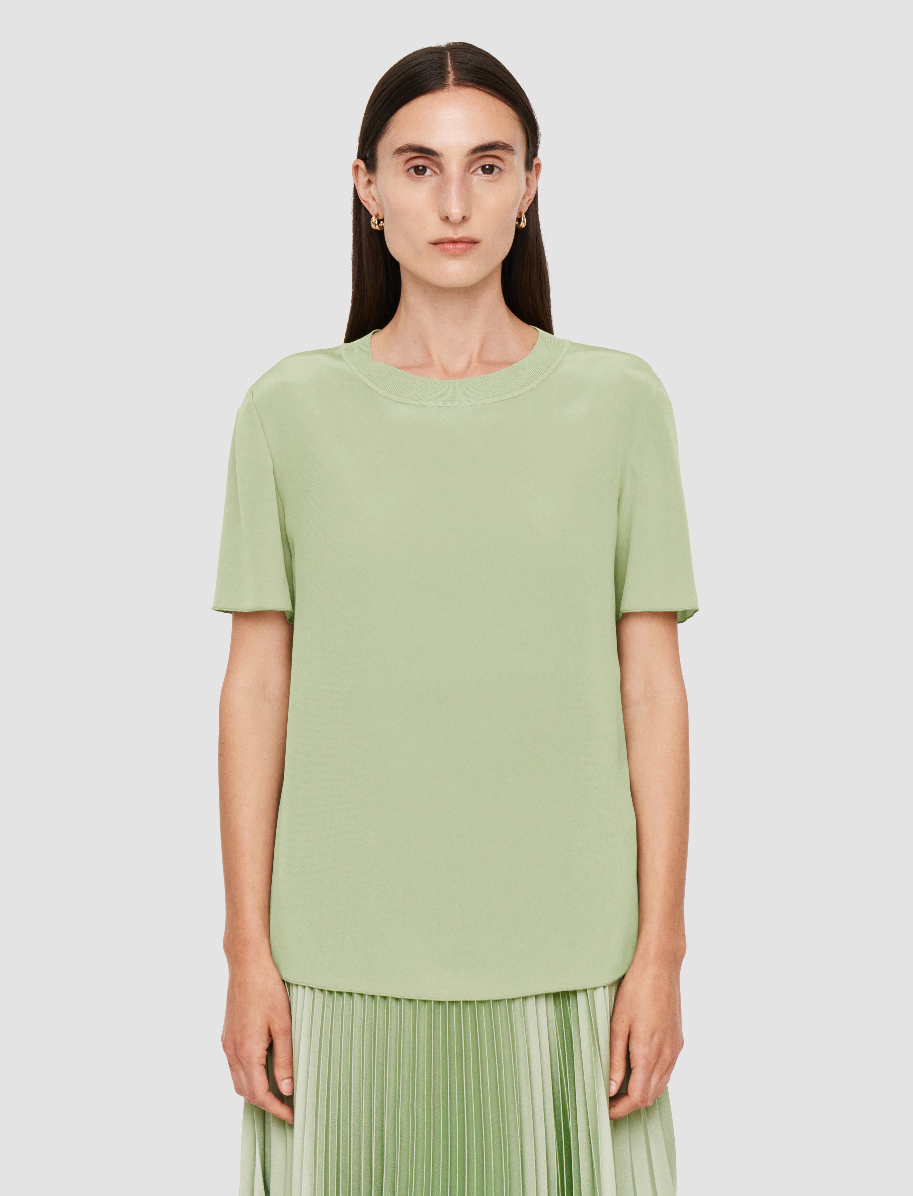 green-rubin-crepe-de-soie-silk-blouse-JOSEPH