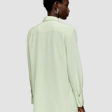 Bold Crepe de Soie Silk Blouse
