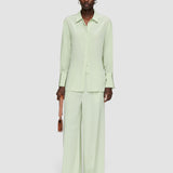 Bold Crepe de Soie Silk Blouse