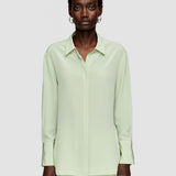 Bold Crepe de Soie Silk Blouse