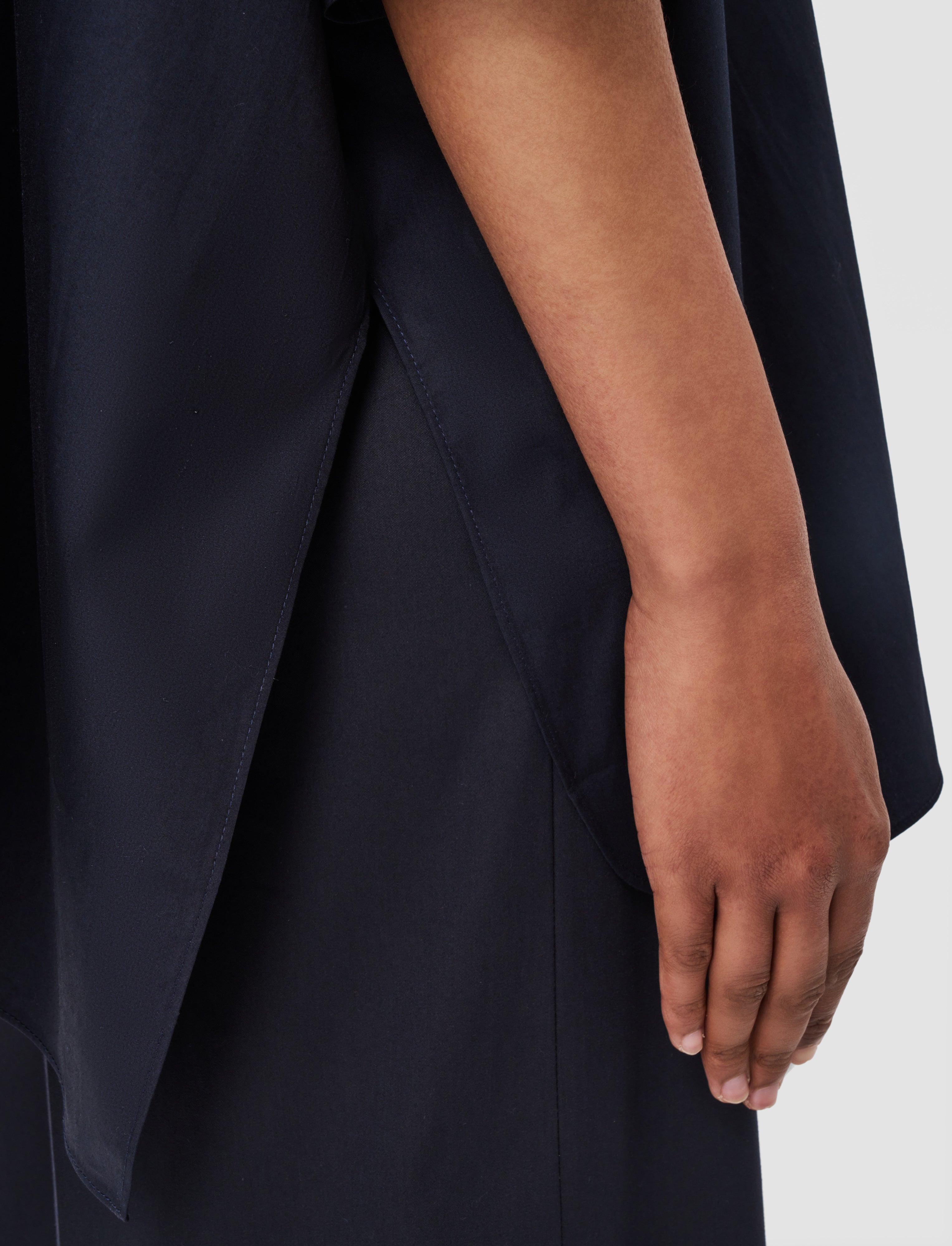 青-congo-poplin-cotton-シャツ-JOSEPH